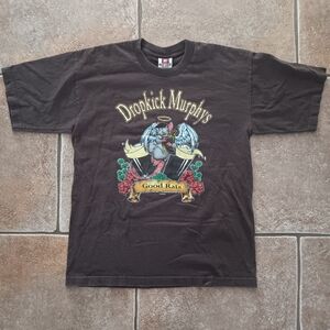 Y2k Dropkick Murphys Good Rats "come on all you good rats" Large Short Sleeve